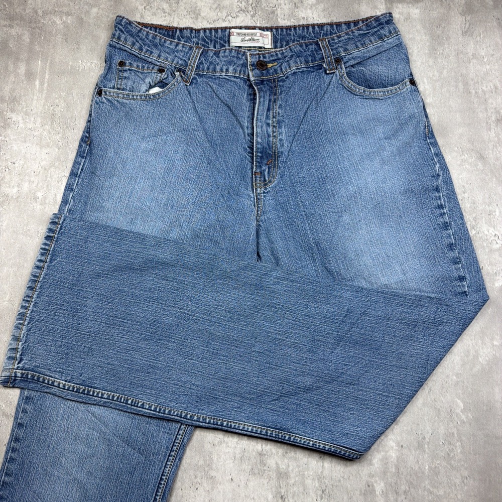 Levi Strauss Signature Jeans Women Misses 14 Medium Mid Rise Bootcut 32x31.5